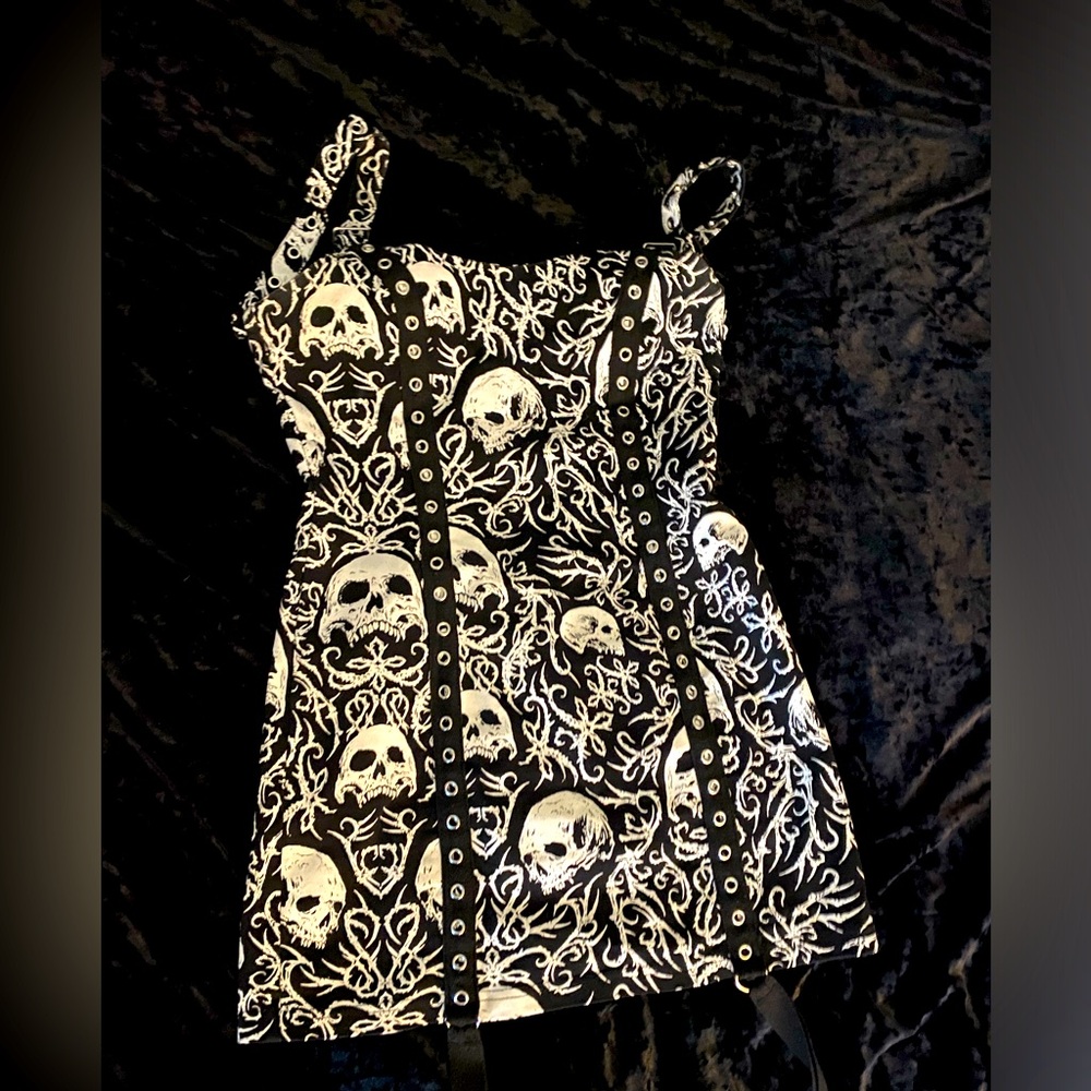Black and White Skull Dress